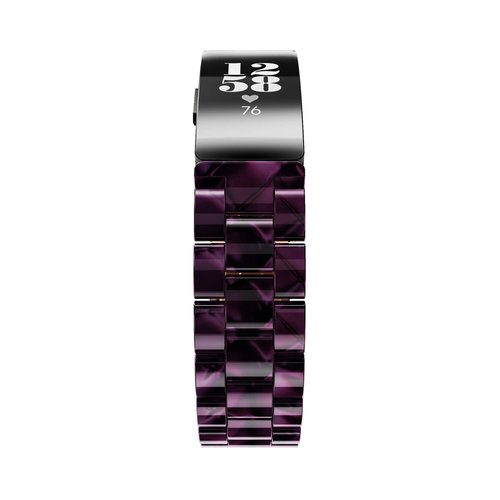 BaiHui Compatible with Fitbit Inspire 2 Band/Inspire/Inspire HR Bands Women Girls, Slim Resin Watch Band Replacement Adjustable Wristband for Fitbit Inspire 2, Purple