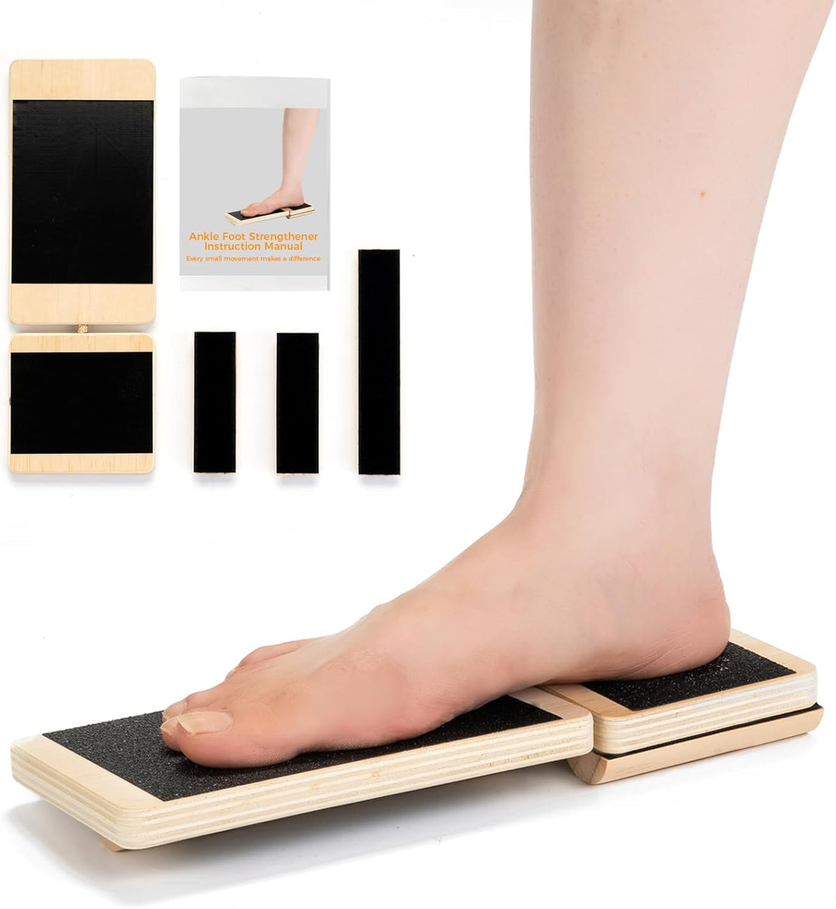 Skiennix Ankle Foot Strengthener - Single Leg Balance Board for Physical Therapy & Posture Correction