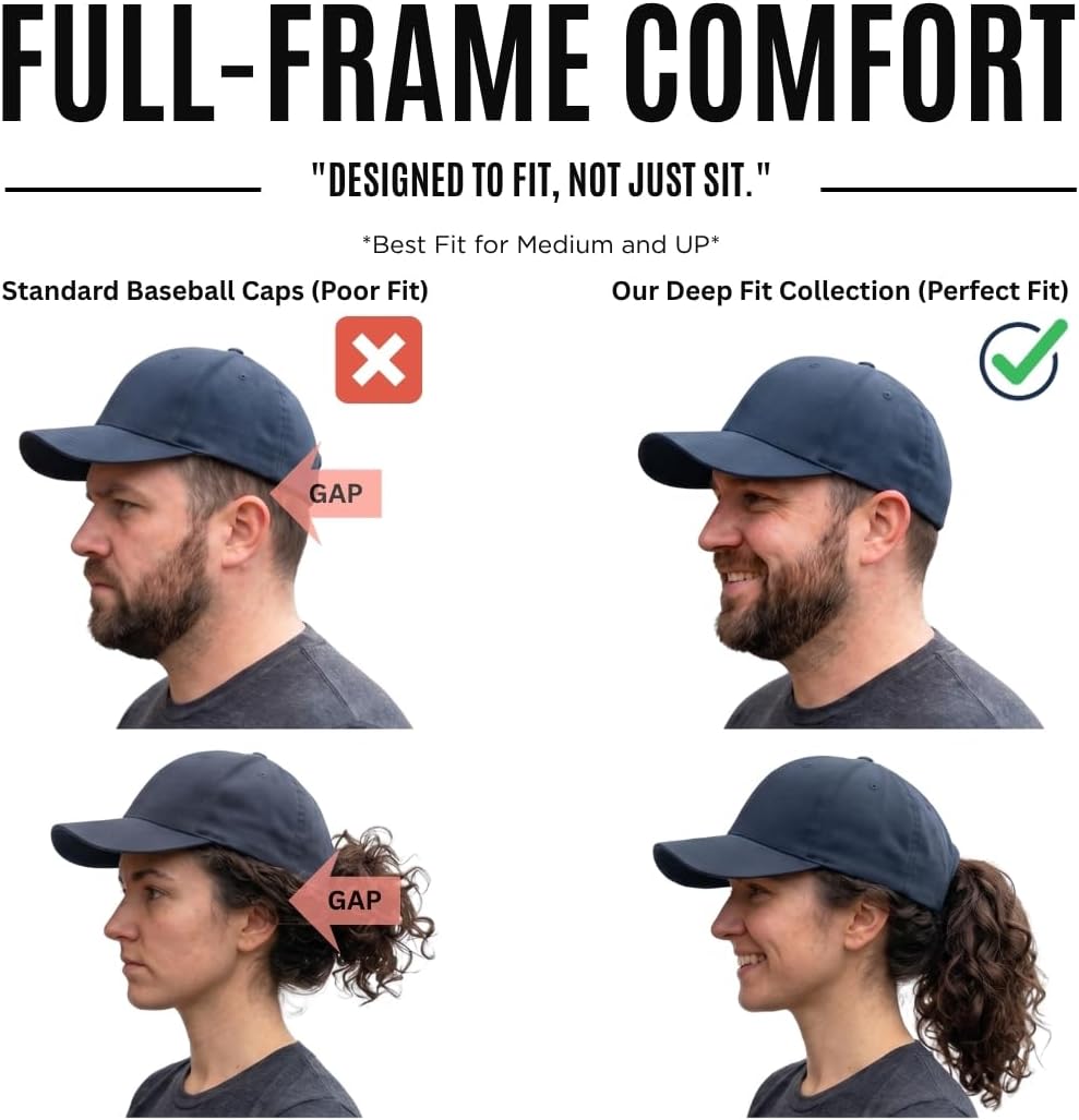 Skiennix Men's Athletic Baseball Cap - Soft Cotton Unstructured Dad Hat | Adjustable Fit for Outdoors