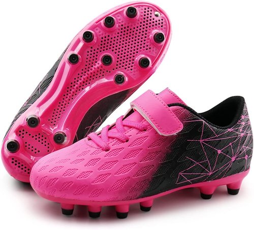 Brooman Kids Soccer Cleats - Firm Ground Athletic Shoes for Boys & Girls | Outdoor Football Footwear