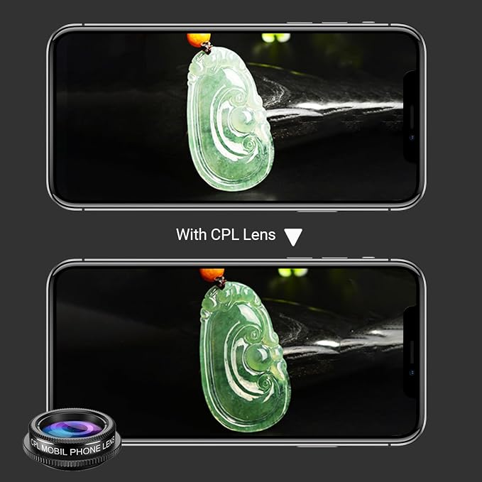 MIAO LAB 5 in 1 Phone Camera Lens Kit -0.63X Wide Angle Lens & 15X Macro