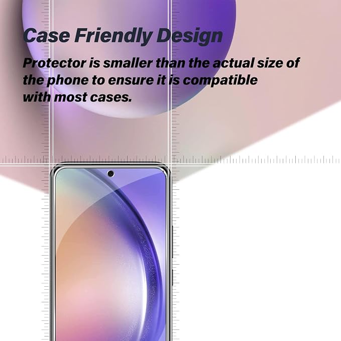 BIGFACE Galaxy A54 Tempered Glass Screen Protector + Camera Lens Protector