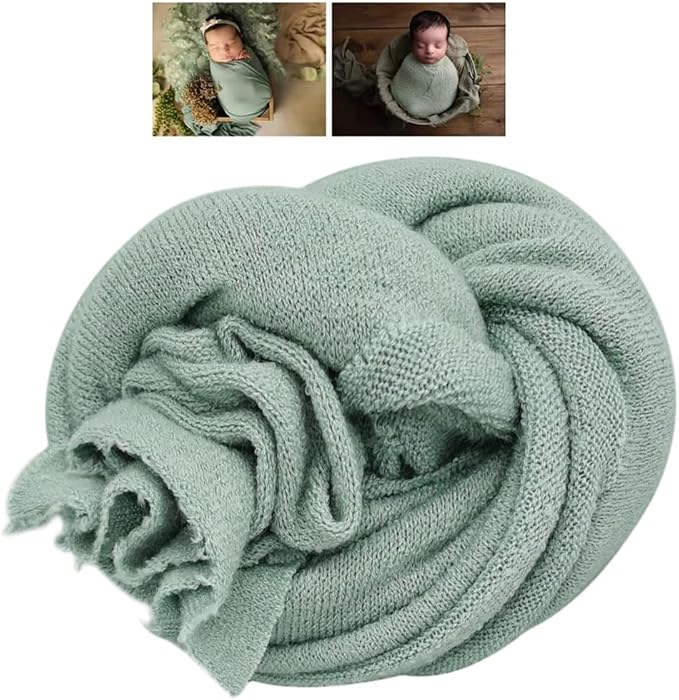Newborn Posing Wrap Newborn Photography Props Soft Stretch Knit Blanket