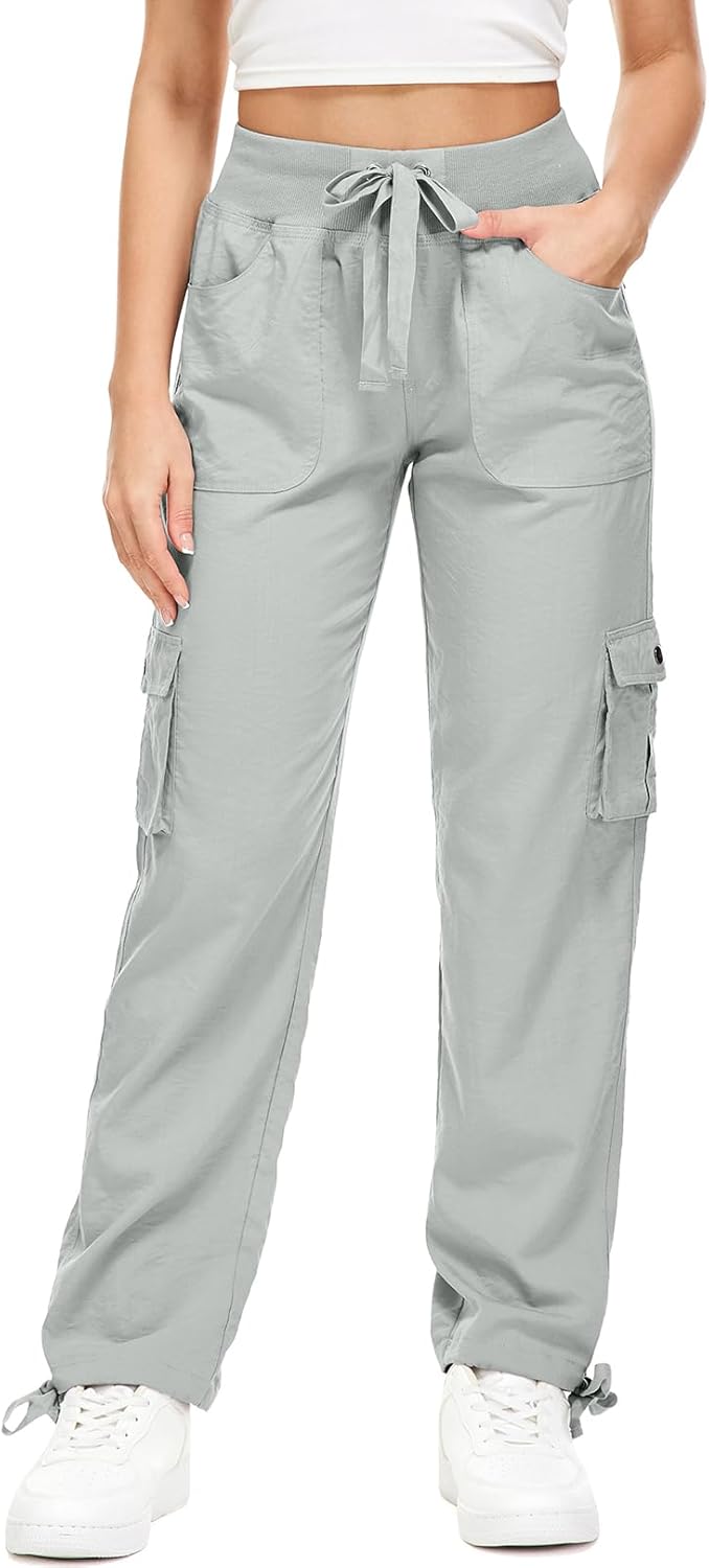Skiennix Cargo Pants for Women - Lightweight Quick-Dry Joggers with UPF 50 | Ideal for Travel & Hiking