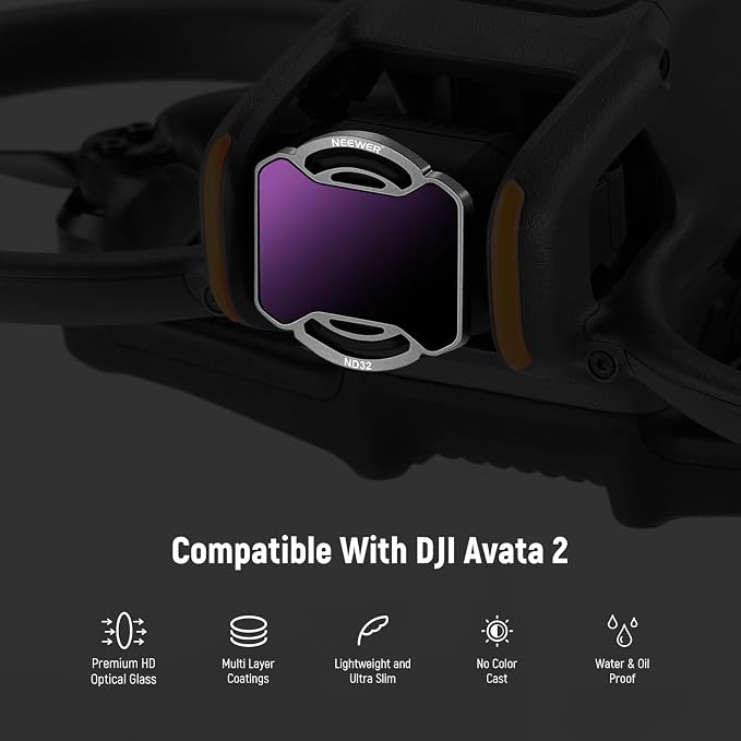 NEEWER Snap On ND&UV Filter Set Compatible