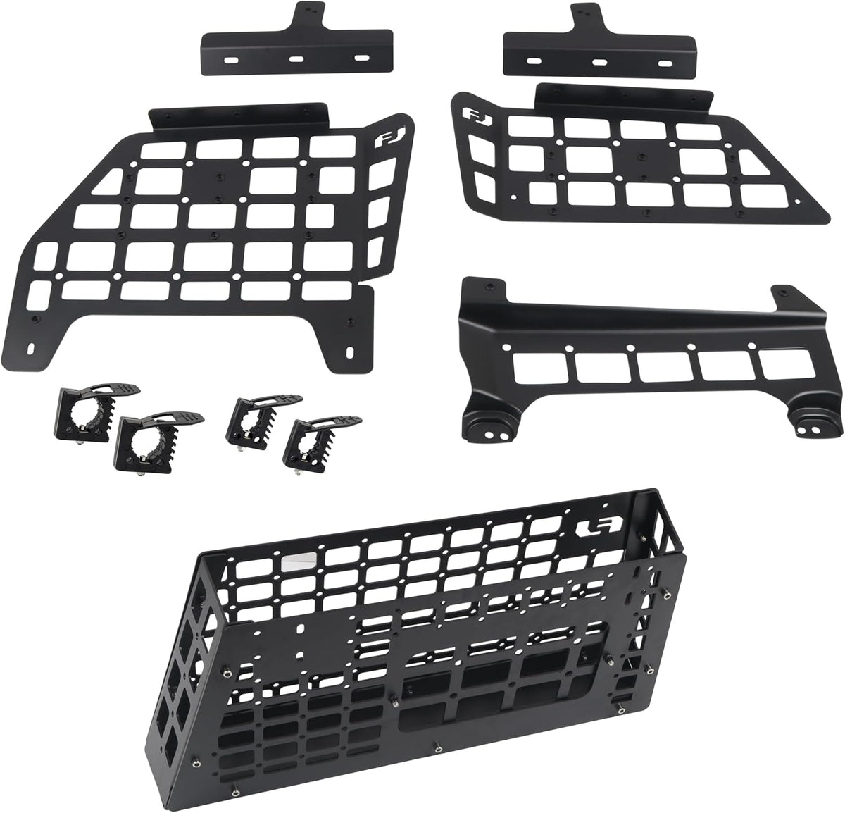 HIGH FLYING Toyota FJ Cruiser (XJ10) 2007-2022 Modular System MOLLE Panels Trunk Shelf Organizer Interior Luggage Carrier Rack Storage Cargo Shelf Basket Holder