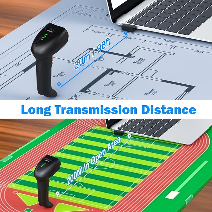 Symcode Bluetooth Wireless Barcode Scanner