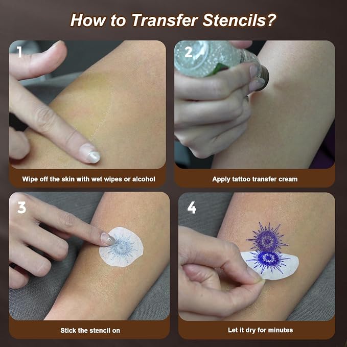 Tattoo Stencil Printer, Portable Wireless Bluetooth Thermal Transfer Machine