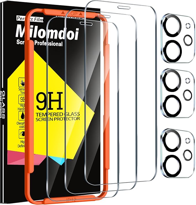 Milomdoi 3 Pack Screen Protector
