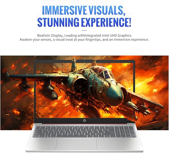 HP Essential 15.6" Anti-Glare HD Laptop, Intel Quad-core Processor, 16GB RAM, 256GB Storage(128GB UFS+128GB Flash Drive), Office 365 1-Year, Upto 11 hrs Long Battery, Win11 S, (Scarlet Red)