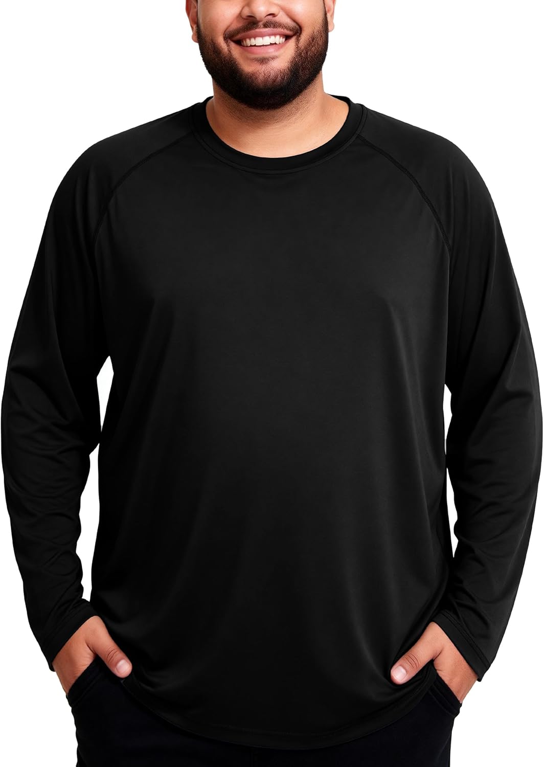Roadbox Men's UPF 50+ UV Sun Protection Long Sleeve Cooling Rash Guard | Quick Dry Fishing Shirt