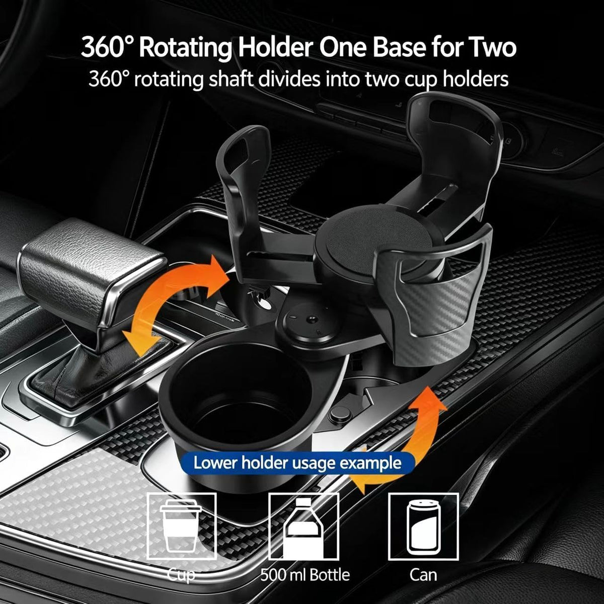 Car Cup Holder Expander for Mazda CX-50 2024 2025