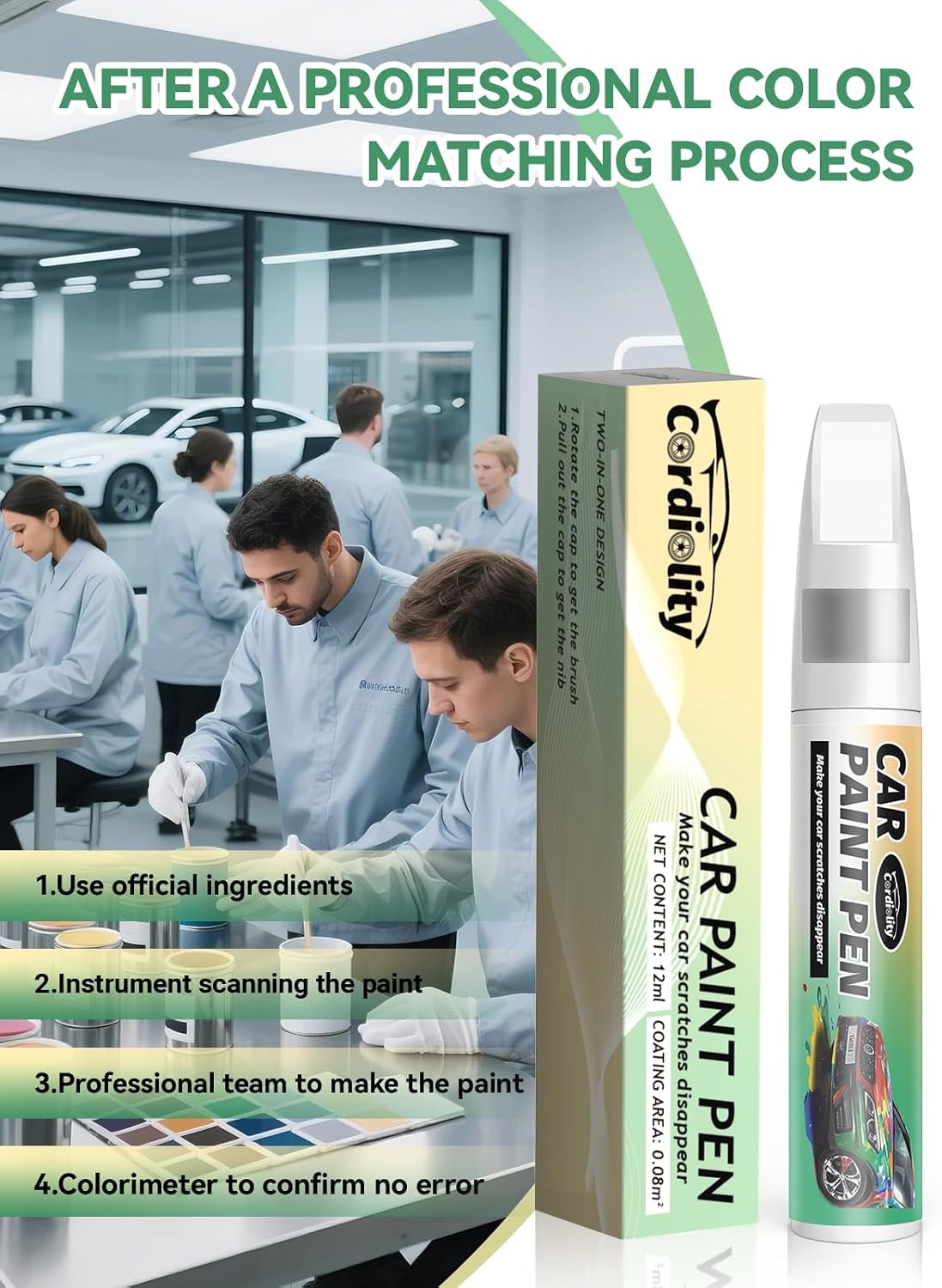 Urban Gray Pearl(NH-912P) Touch Up Paint Pen for Honda,Car Paint Scratch Repair Pen Quick and Easy Fix Auto Paint Scratch