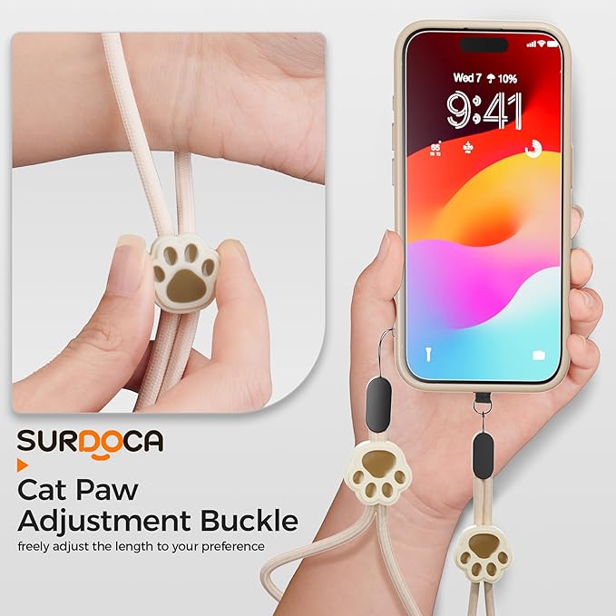 SURDOCA Adjustable Phone Lanyard Wrist Strap, Camera Wrist Strap, Nylon Wrist