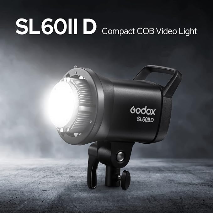 Godox SL60 SL60IID 70W LED Video Light, Cob Video Light Bowens Mount LED Studio