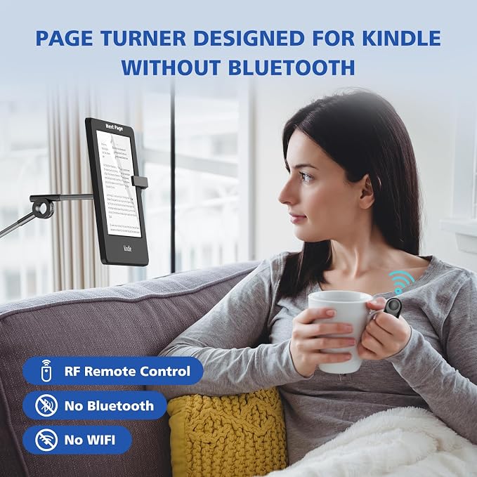DATAFY Page Turner for Kindle Remote Control Page Turner Clicker for Kindle