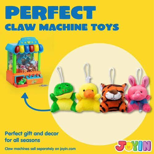 JOYIN Mini Animal Plush Toy Assortment - 36 Pack of 3" Stuffed Animals | Perfect Party Favors for Kids
