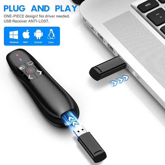 Presentation Clicker Wireless Presenter Remote Clicker