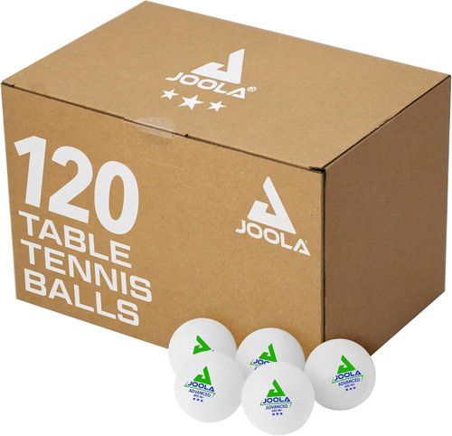 JOOLA 3 Star Table Tennis Balls - 40+mm Regulation Ping Pong Balls in 12, 60, or 120 Pack | Ideal for Competition & Recreation