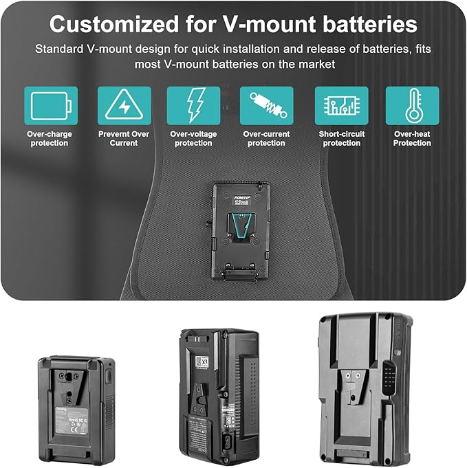FOMITO BB-01 V-Mount Camera Harness Vest,