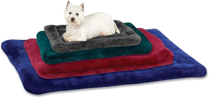 Slumber Pet Plush Mats - Versatile and Comfortable Mats for Dogs and Cats - XX-Large, 41"L X 27"W, Gray