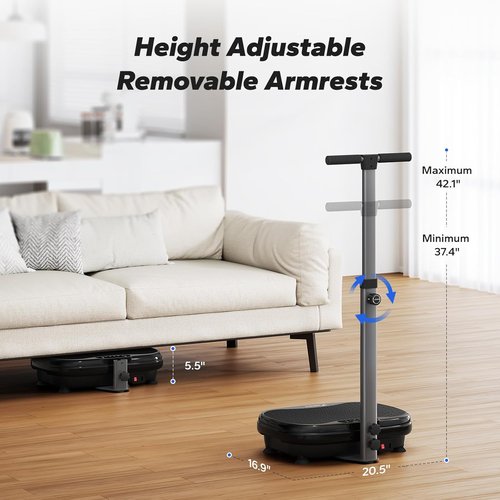 MERACH Vibration Plate Exercise Machine - Lymphatic Drainage & Weight Loss | Home Fitness Equipment for All