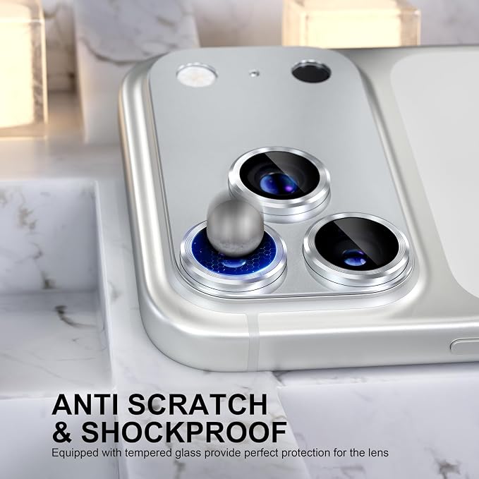 Choiche Compatible for iPhone 17 Pro Max Camera Lens Protector, Strong