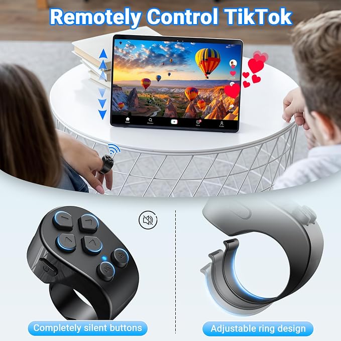 TikTok Scrolling Ring Remote Control, Page Turner