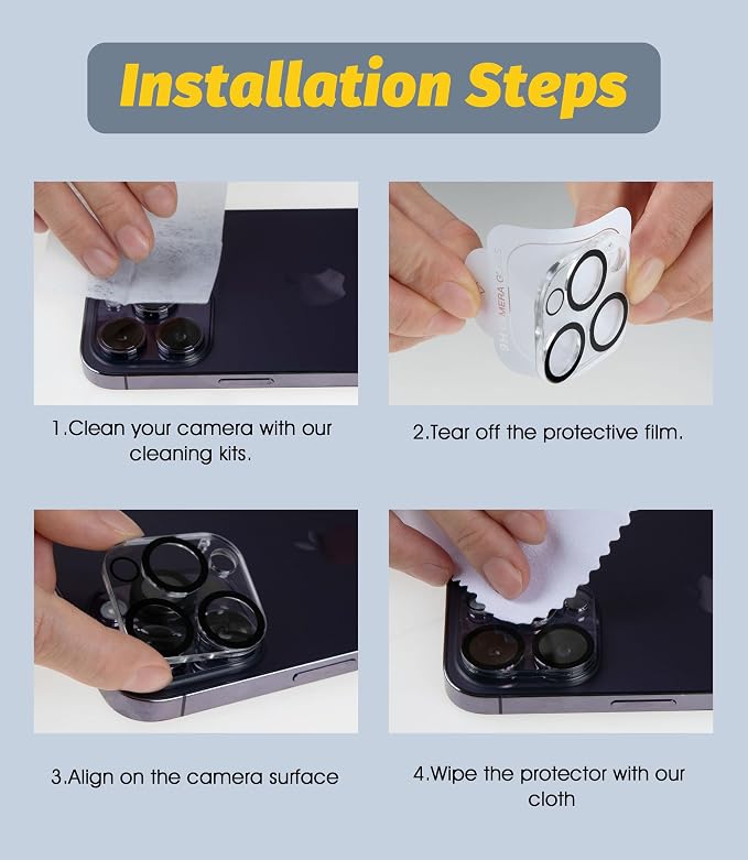 Orzero Camera Lens Protector Compatible
