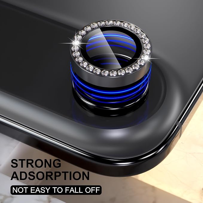 Choiche Compatible for iPhone 17 Air Camera Lens Protector Bling, 9H Tempered
