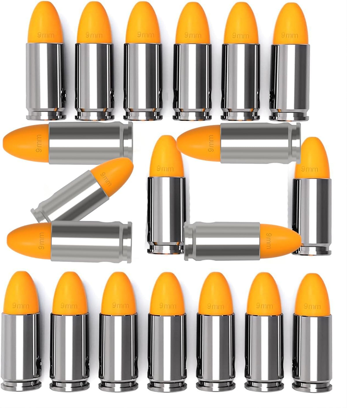 Pro Dummy Rounds Snap Caps - Reusable 9mm, 12GA, .50, .45, & .380ACP Training Rounds for Safe Dry Fire Practice