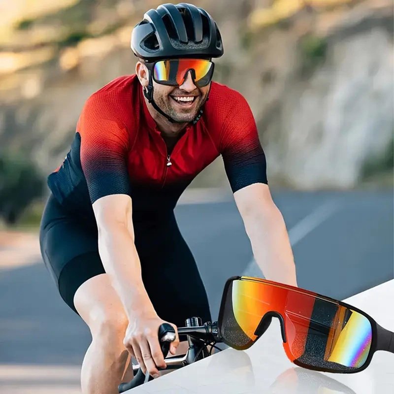 Paleshy 6 Pack Sports Sunglasses for Men and Women, UV400 Protection, Lightweight Wraparound Non-Slip for Sunglasses for Running Cycling Fishing Golf Volleyball Hiking Outdoor Activities