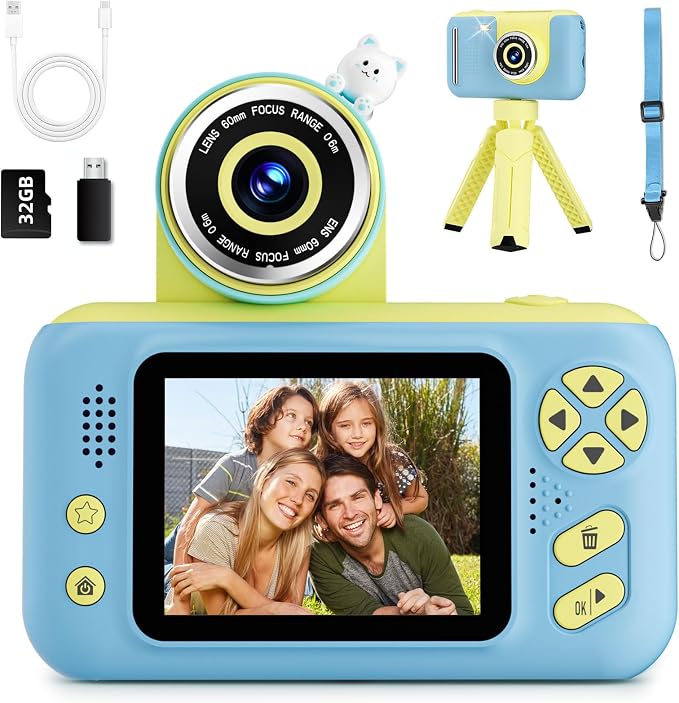 Makolle Camera for Kids, Portable Travel Camera for Childrens Age 3-8, Drop