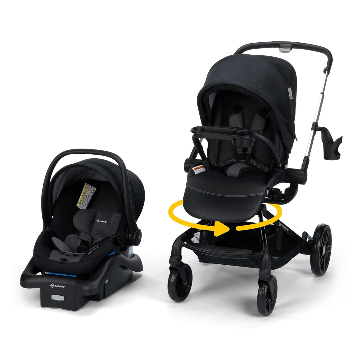 Safety 1ˢᵗ® Turn and Go™ 360° Rotating Modular Travel System, Shade