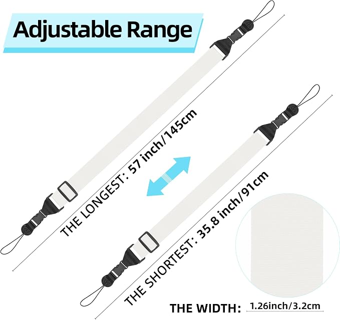 Adjustable Shoulder Strap:Comfortable iPad Strap Nylon Neck Lanyard