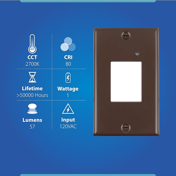 NICOR Lighting STP2 Frosted Oil-Rubbed Bronze LED Step Light with Photocell (STP2F120OBPC)