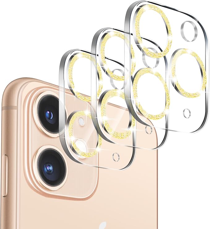3 Pack Dengduoduo Tempered Glass Camera Lens Protector