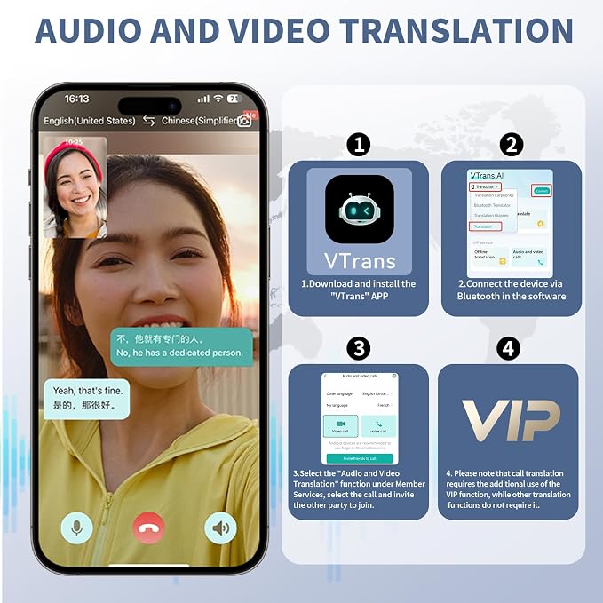 AI Language Translator Device, 2026 Upgraded No WiFi Needed, 150 Languages
