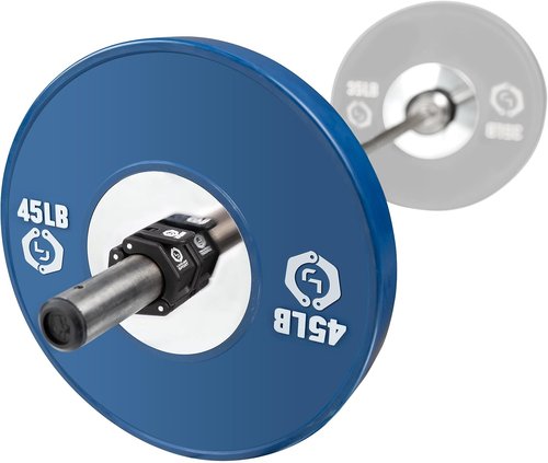 Lock-Jaw Sport Barbell Collars - Heavy-Duty Olympic Bar Clamps for 2" Bars | Secure Weight Clips - Black (2 Pcs)