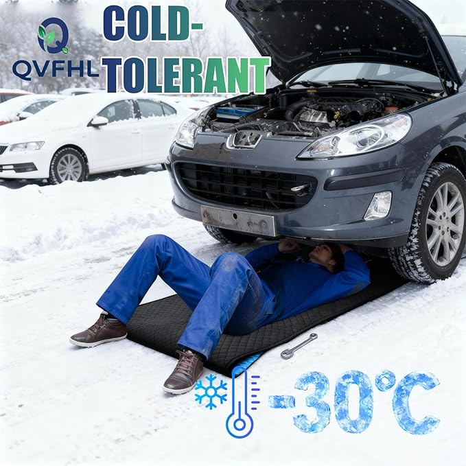 Creeper Rolling Mat All-Season Soft, Foldable Car Creeper Mat Year-Round Flexible, Upgraded Durable Material