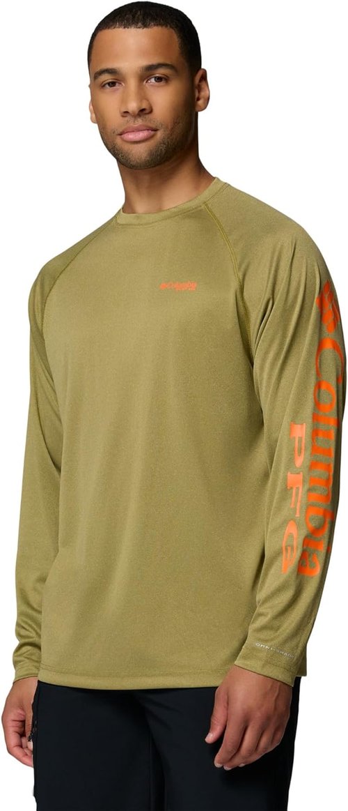 Columbia Men's PFG Terminal Tackle Fishing Shirt - Lightweight, Quick-Dry, Long Sleeve