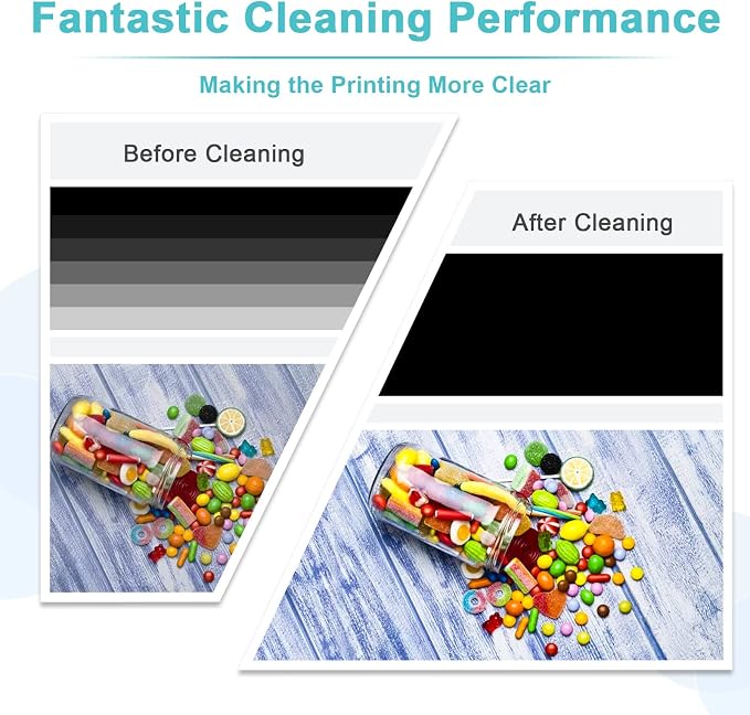 Printhead Cleaning Kit for Epson, 250mL Printer Cleaning Kit for Inkjet Printer