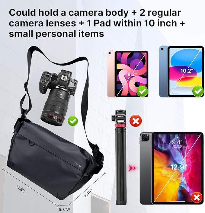 ULANZI Versatile Camera Shoulder Bag Photography Travel Messenger Portable