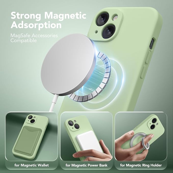 Magnetic for iPhone 15 Plus Case, Compatible