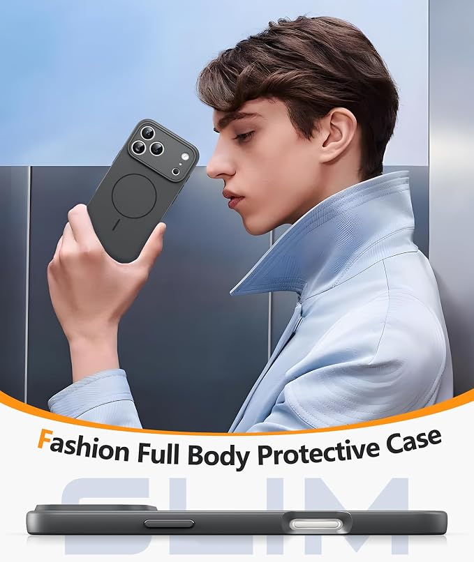FNTCASE for iPhone 17 Pro Case: Integrated Silicone Phone Cases