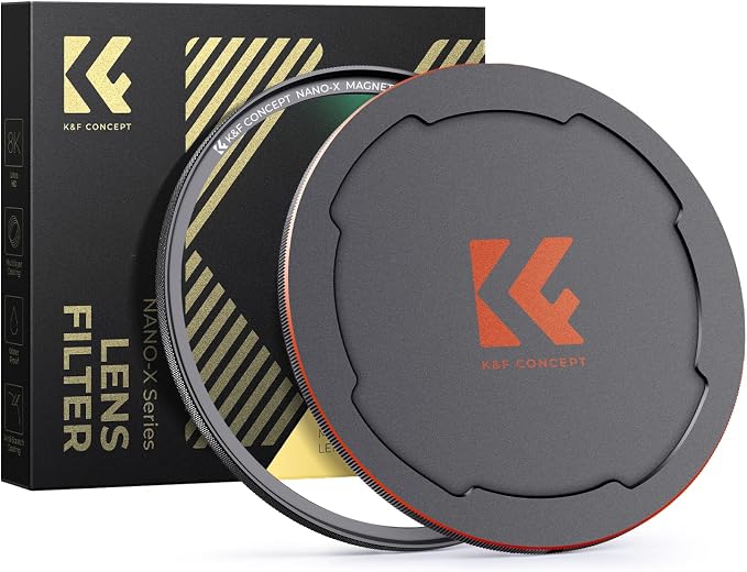 K&F CONCEPT 52mm Magnetic MC UV Lens Protection Filter + Lens Filter Cap