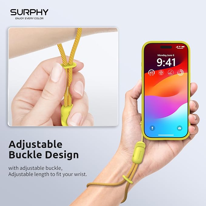 SURPHY 2 Pack Phone Lanyard for Cellphone Case, Phone Wrist Strap for Case