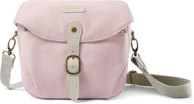BAGSMART Camera Bag, SLR DSLR Canvas Crossbody Camera Case, Compact Camera