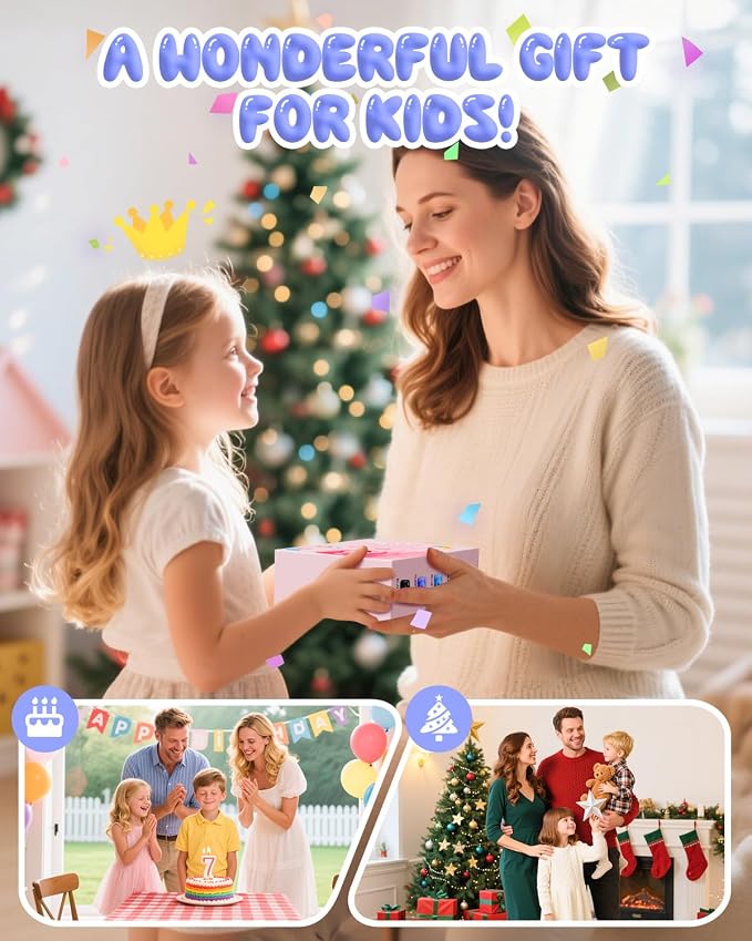 Kids Camera Instant Print, 1080P HD Kids Instant Camera