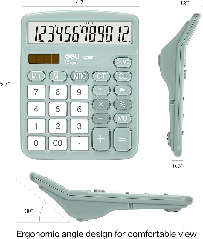 Calculator, Deli Standard Function Desktop Calculators